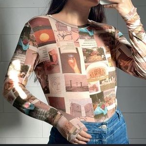 Paloma Wool Collage Top | Size XL